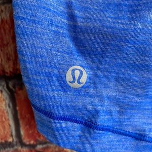 Blue Lululemon tank top